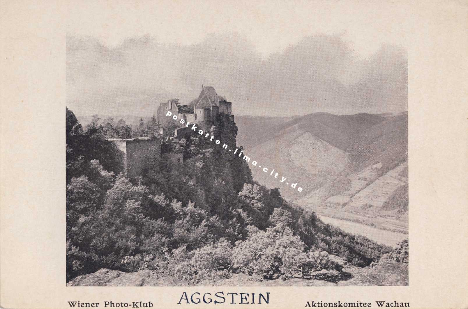 Aggstein - Sehr alte Fotografie 